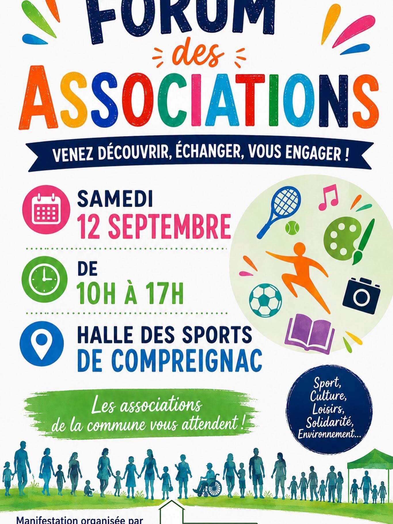 Forum des associations à Compreignac